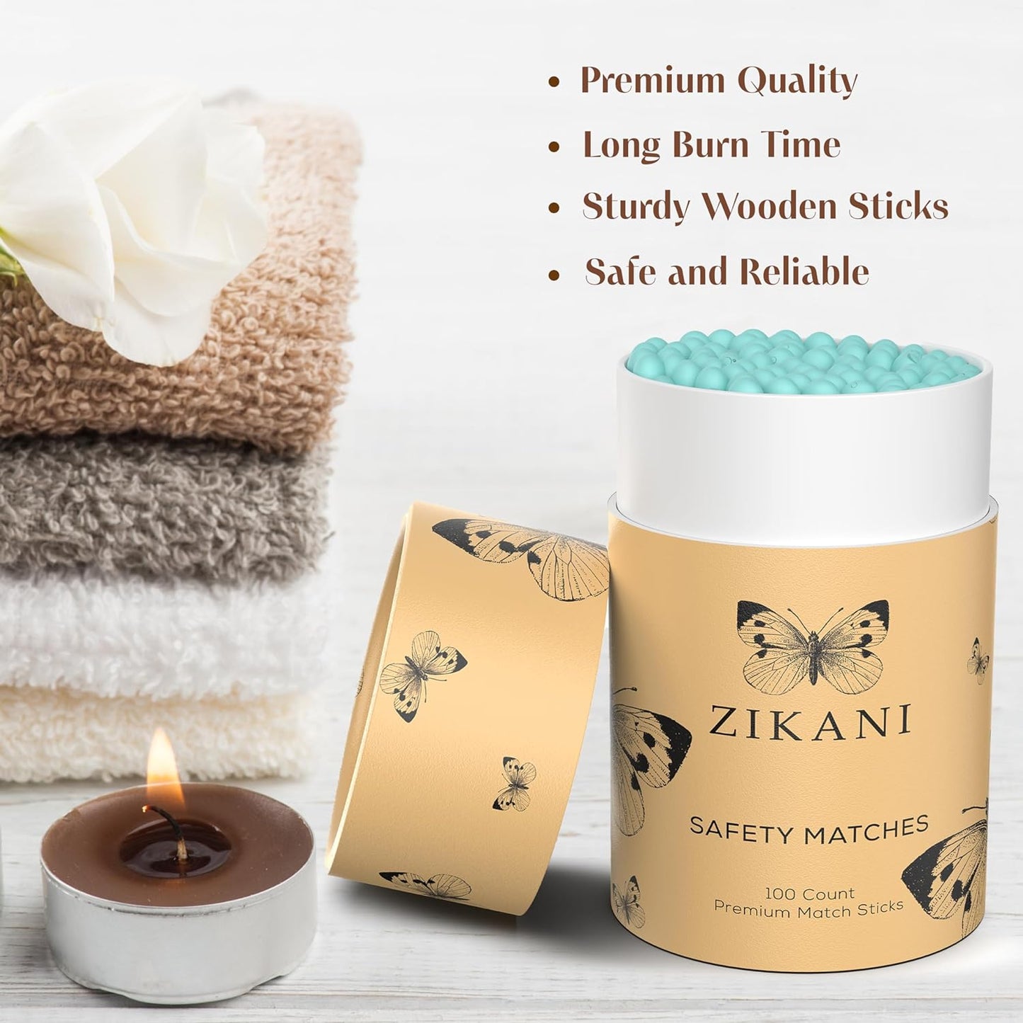 ZIKANI Blue Tip Matches – Premium Matches for All Your Needs