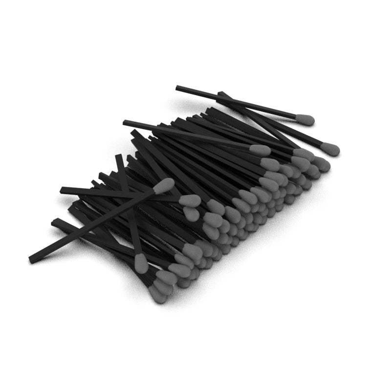 ZIKANI Black Stick & Gray Tip Matches – High-Quality Decorative Use