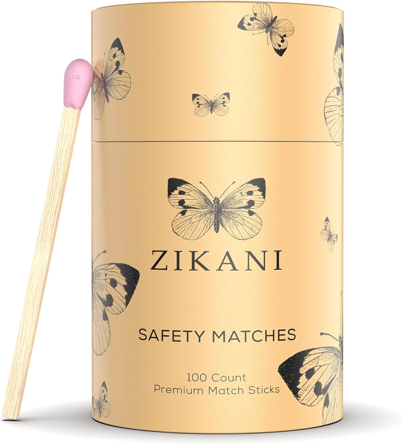 ZIKANI Pink Tip Matches – Premium Decorative Matches for Any Occasion