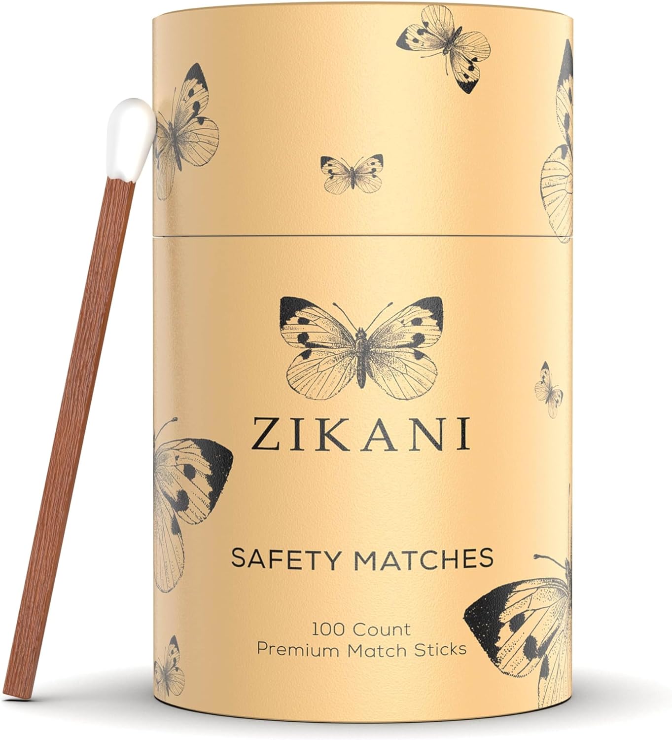 ZIKANI Espresso Stick & White Tip Matches – Premium Decorative Matches