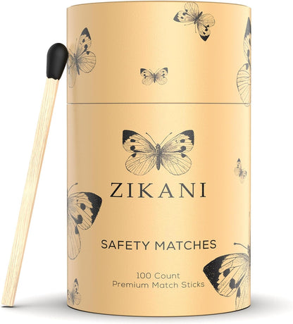 ZIKANI Black Tip Matches – Premium Matches for All Your Lighting Needs