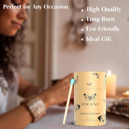 ZIKANI Blue Tip Matches – Premium Matches for All Your Needs