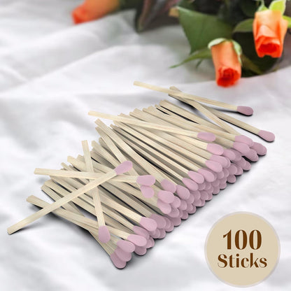 ZIKANI Pink Tip Matches – Premium Decorative Matches for Any Occasion