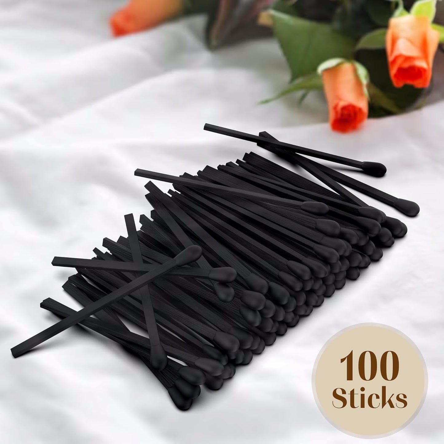 ZIKANI Black Stick & Black Tip Matches – Premium, Long-Lasting Matches