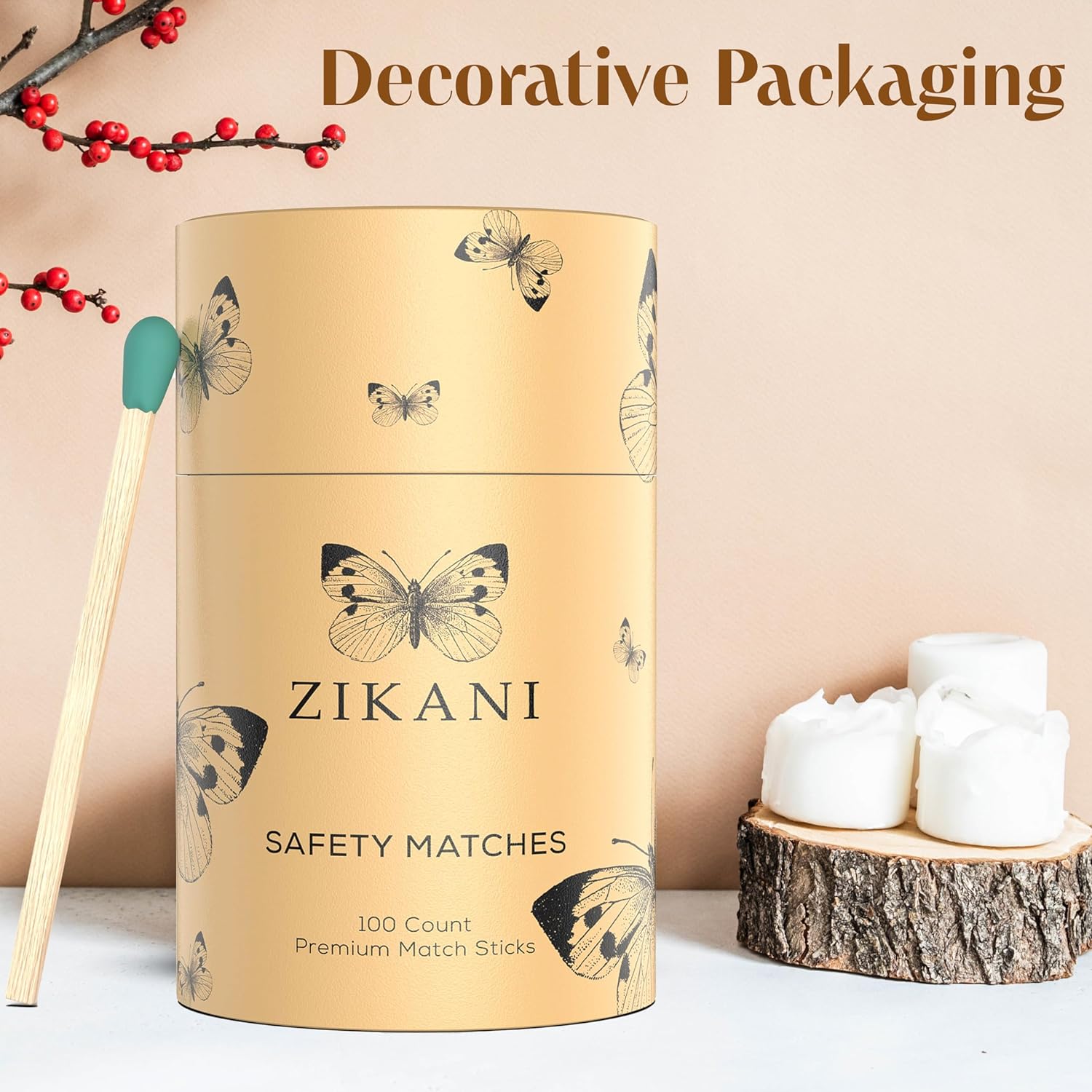 ZIKANI Blue Tip Matches – Premium Matches for All Your Needs