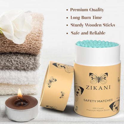 ZIKANI Blue Tip Matches – Premium Matches for All Your Needs