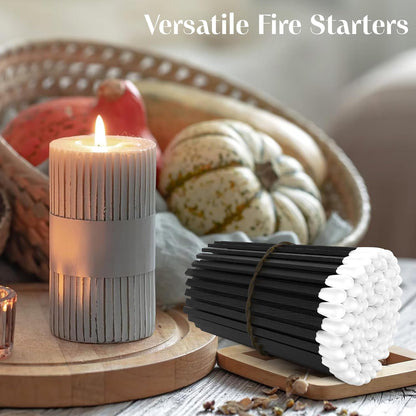 ZIKANI Black Stick & White Tip Matches – Classic Elegant Matches